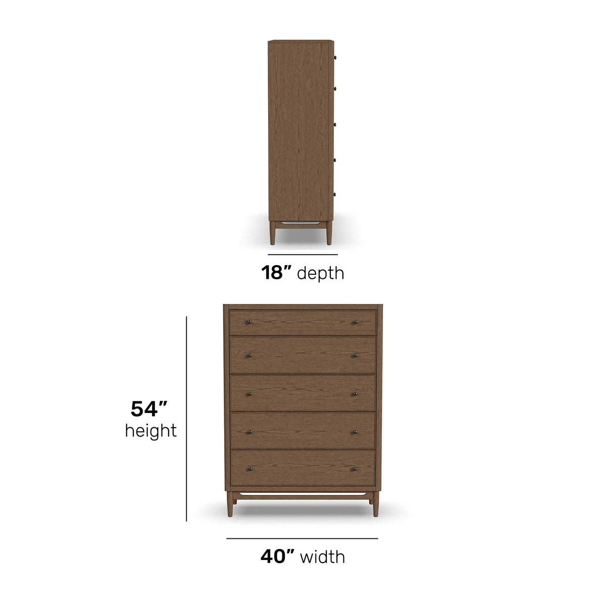 Verona - Drawer Chest - Light Brown