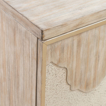 Terrace - 4 Door Accent Cabinet - Gravel