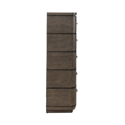 Cascade Falls - 5 Drawer Chest - Satin Espresso