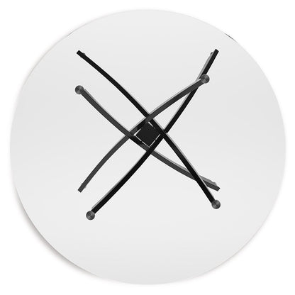 Pharwynn - Round Dining Room Table - Black