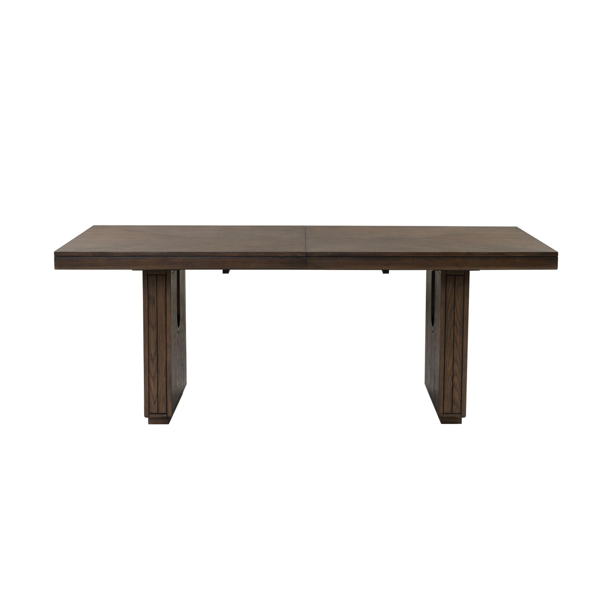Athens - Rectangular Dining Table Base - Chocolate Brown