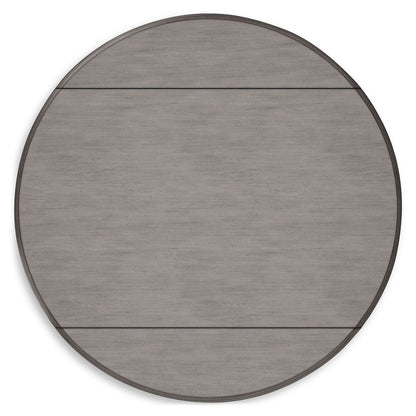 Shullden - Round Drm Drop Leaf Table - Gray