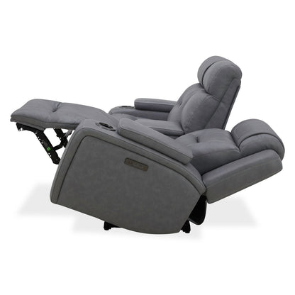 Chapman - Loveseat With Console P2 & ZG - Aline Blue Gray