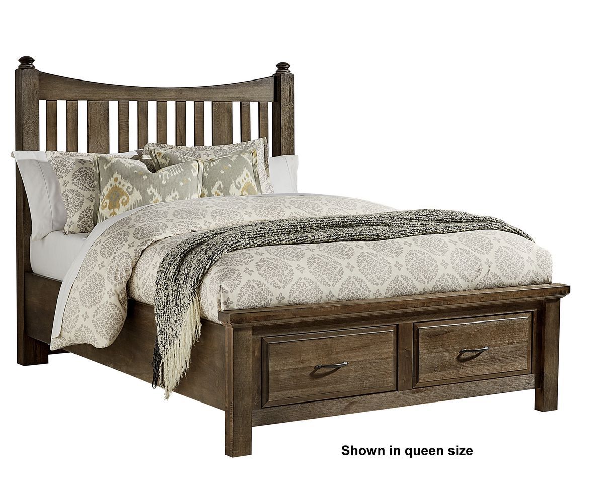 Maple Road - Slat Poster Storage Bed