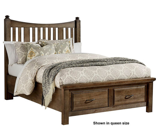 Maple Road - King Storage Footboard - Maple Syrup