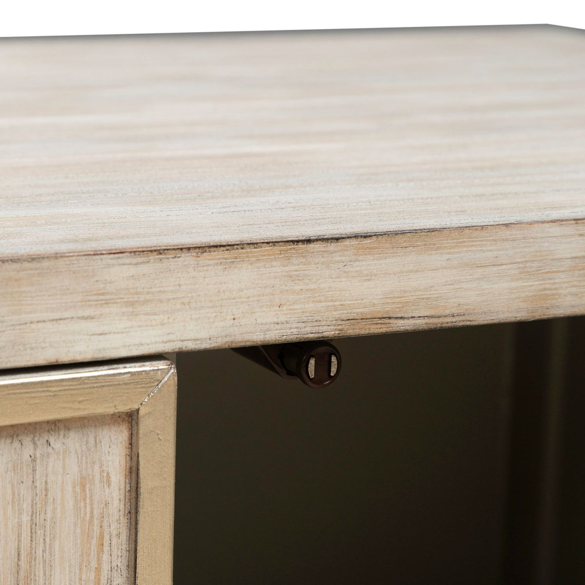 Terrace - 4 Door Accent Cabinet - Gravel