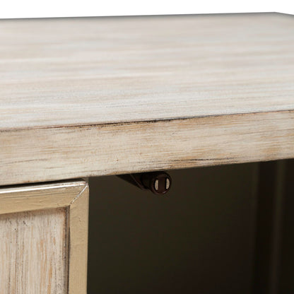 Terrace - 4 Door Accent Cabinet - Gravel
