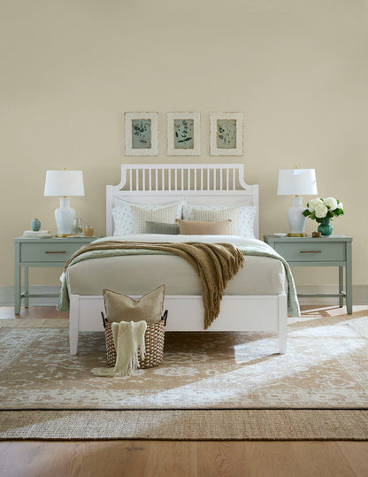 Pure Maple - King Garden Headboard - Cottage White