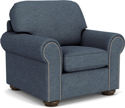 Preston - Fabric Chair With Nailhead Trim