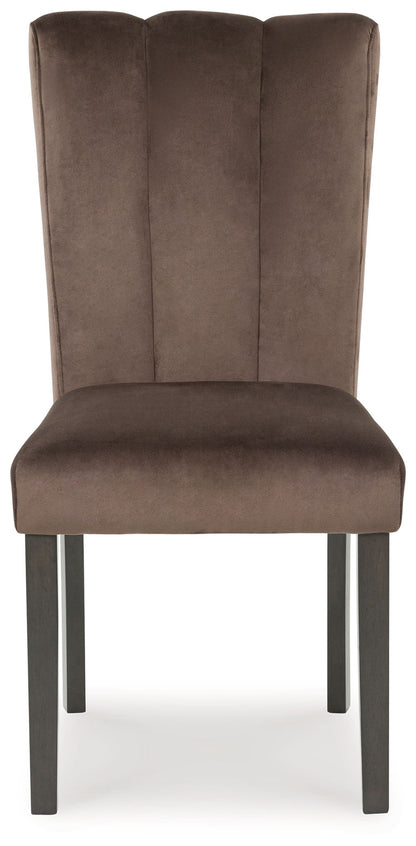 Jeshina - Dining Upholstered Side Chair (Set of 2) - Mocha