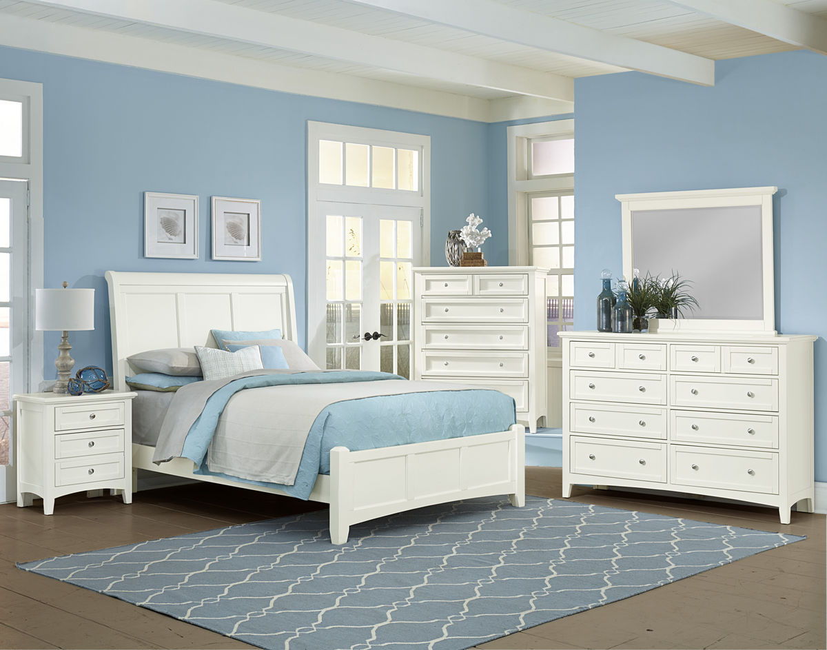 Bonanza - King Mansion Headboard - White