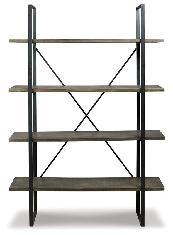 Gilesgrove - Bookcase - Black / Gray
