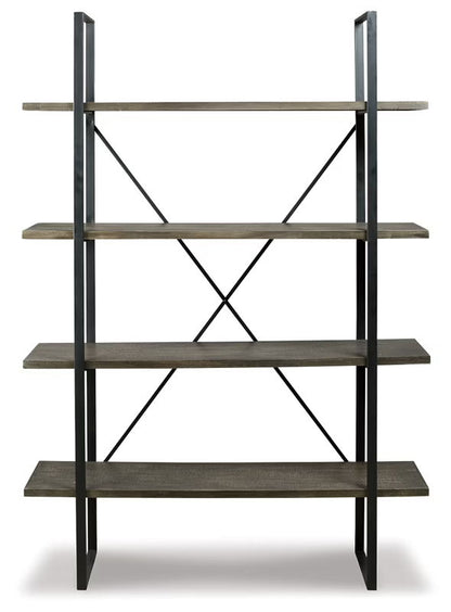 Gilesgrove - Bookcase - Black / Gray