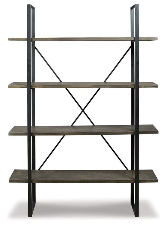 Gilesgrove - Bookcase - Black / Gray