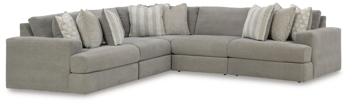 Avaliyah - 5-Piece Sectional - Ash