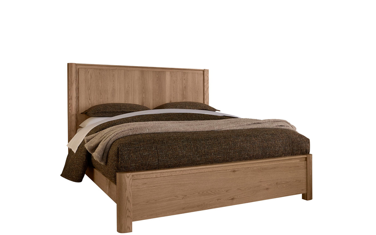 Lodge & Loft - King Radius Poster Footboard - Blond Oak