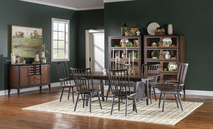 Fenmore - Trestle Dining Table - Mocha And Distressed Cherry