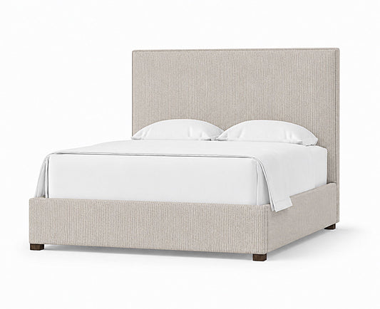 Choices - Upholstered Footboard 6/6 - Gray Stripe