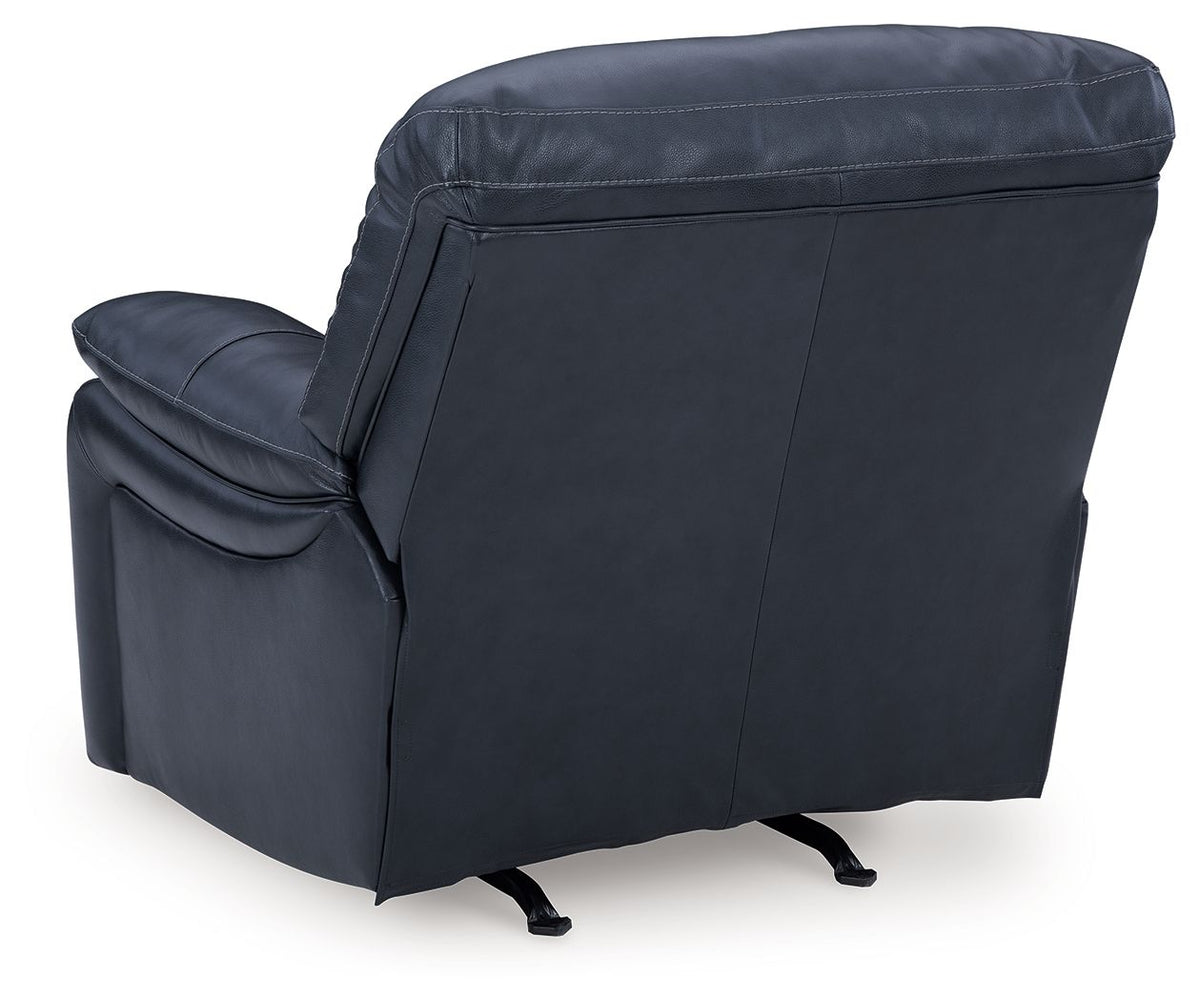 Leesworth - Power Rocker Recliner - Ocean