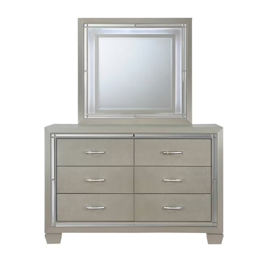 Platinum Dresser & Mirror