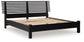 Danziar Queen Panel Bed with Mirrored Dresser and 2 Nightstands