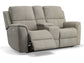 Henry Power Reclining Loveseat with Console and Power Headrests and Lumbar