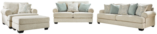 Monaghan Sofa, Loveseat, Chair and Ottoman