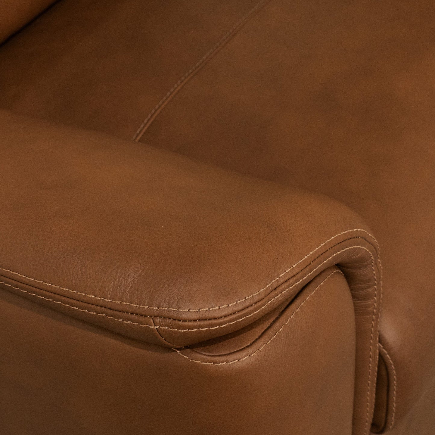 Henry Caramel Leather Chair