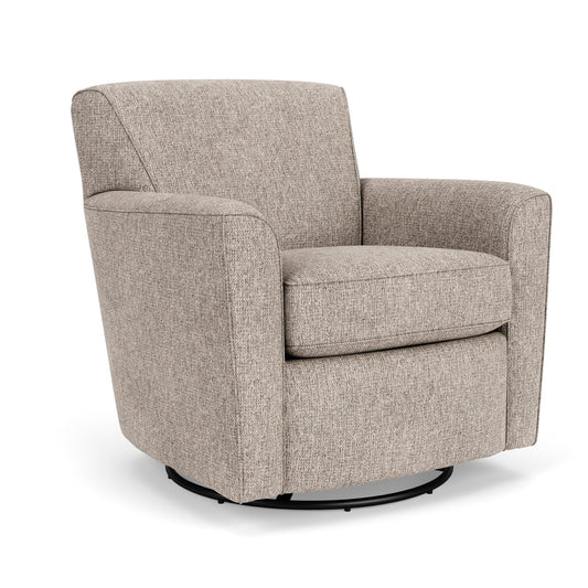 Kingman Overcast Fabric Swivel Chair