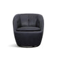 Wade Midnight Leather Swivel Chair