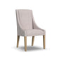 Lattice Fabric Upholstered Dining Chair