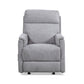 Compact Moon Gray Perfect Match Gliding Recliner