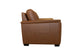 Henry Caramel Leather Loveseat