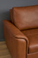 Henry Caramel Leather Sofa