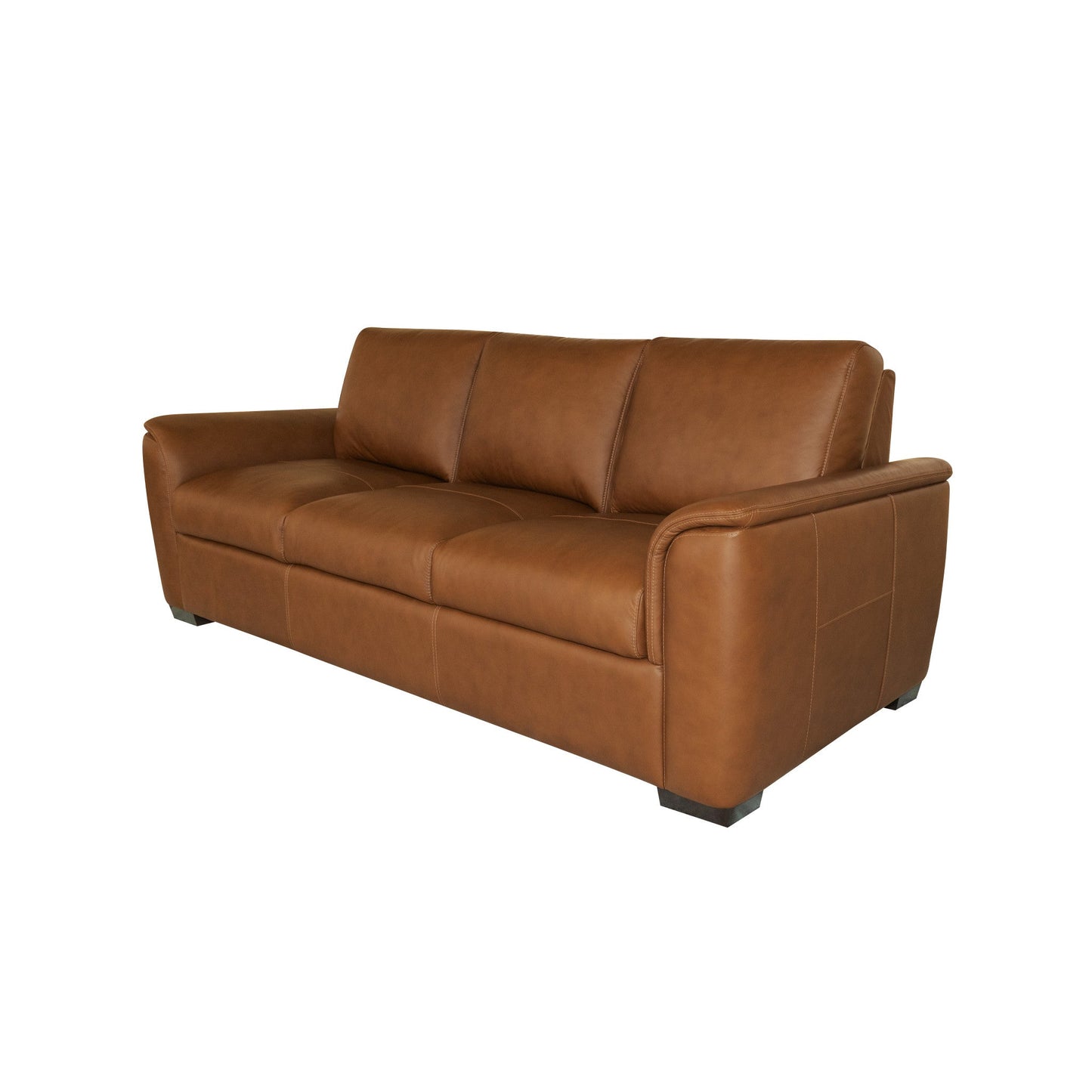 Henry Caramel Leather Sofa