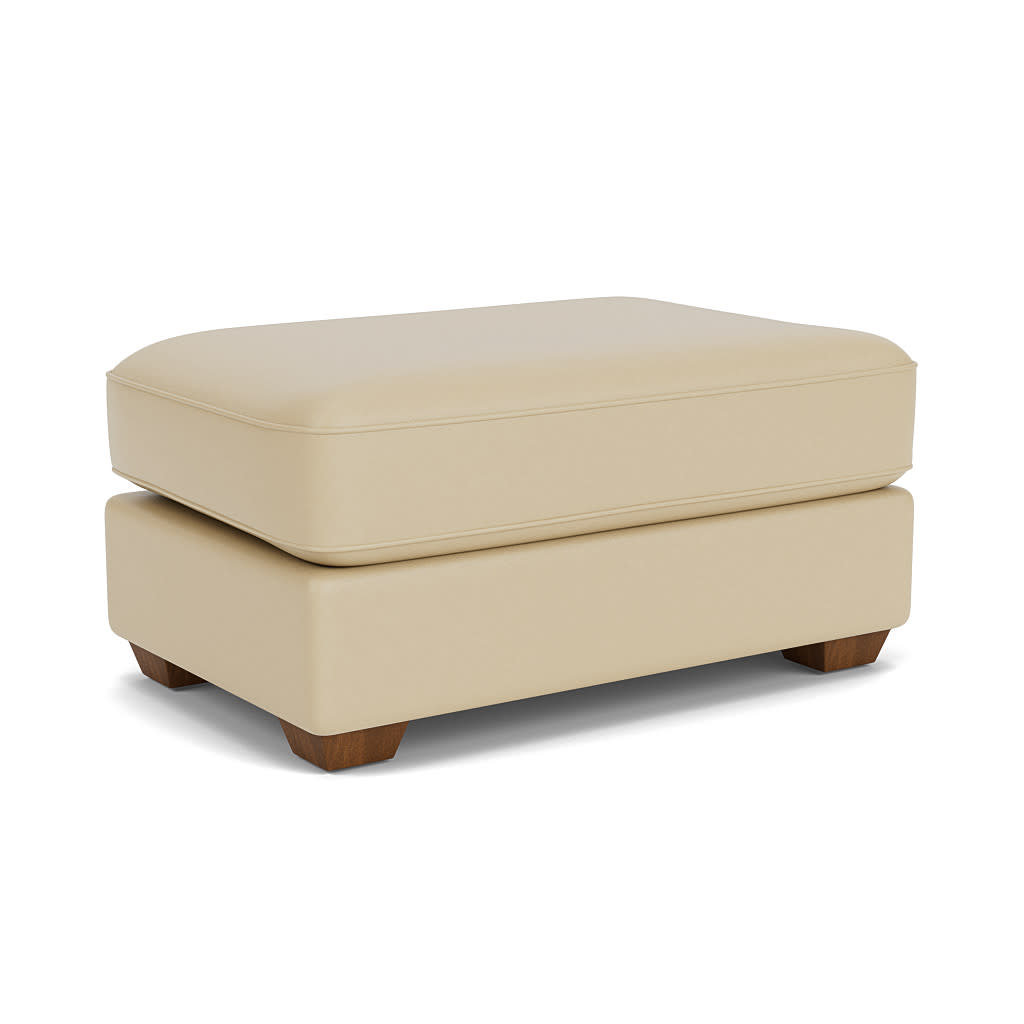 Thornton Leather Cocktail Ottoman