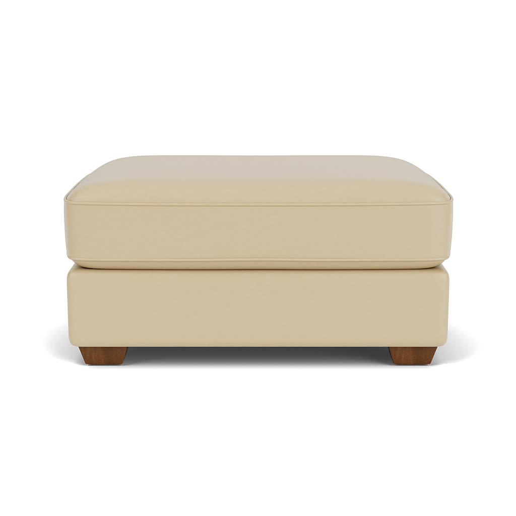 Thornton Leather Cocktail Ottoman