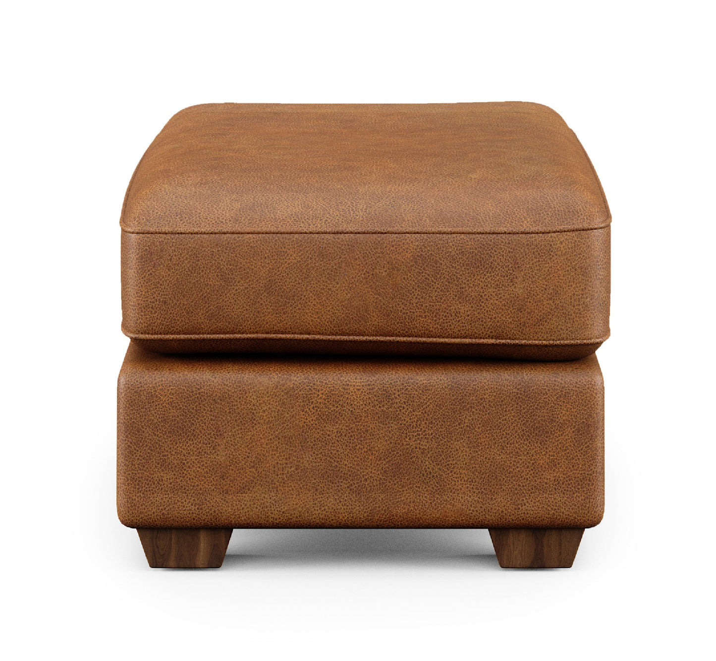 Thornton Leather Cocktail Ottoman