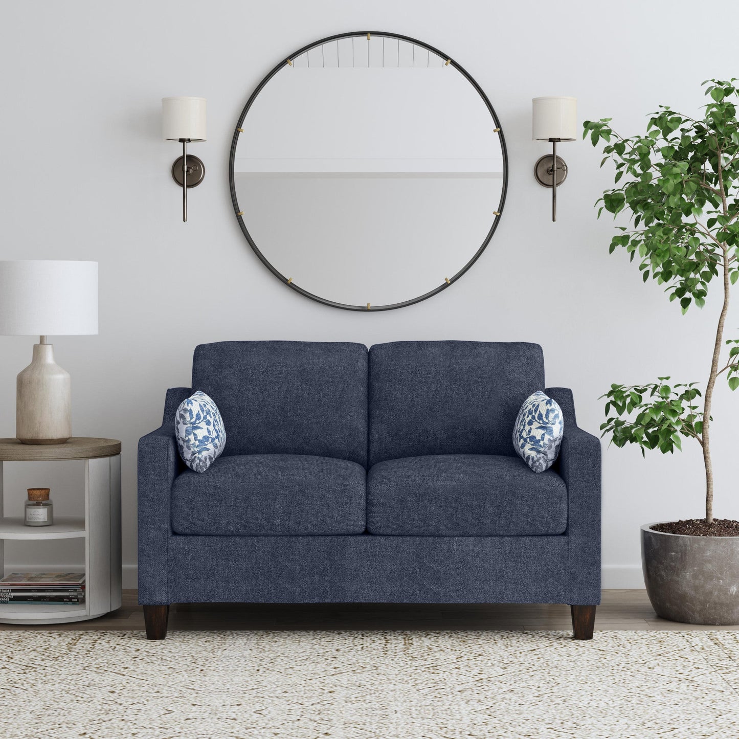 Drew Fabric Loveseat