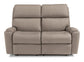 Rio Fabric Power Reclining Loveseat with Power Headrests