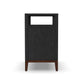 Waterfall Black Nightstand