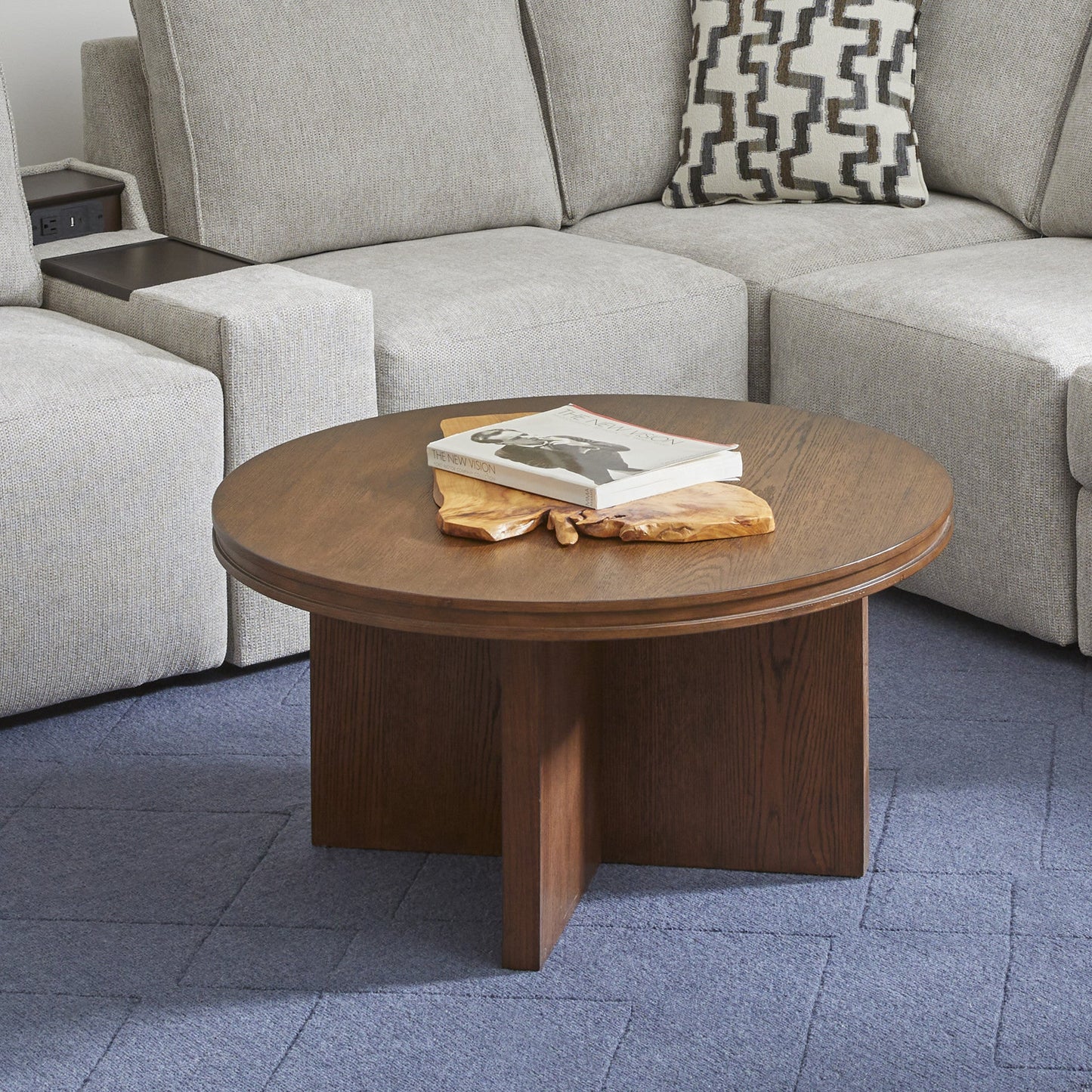 Waterfall Round Coffee Table