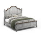 Plymouth Gray King Poster Bed