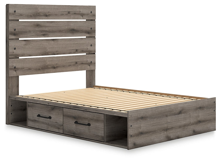 Graystorm Full Panel Storage Bed