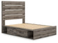 Graystorm Full Panel Bed with Storage