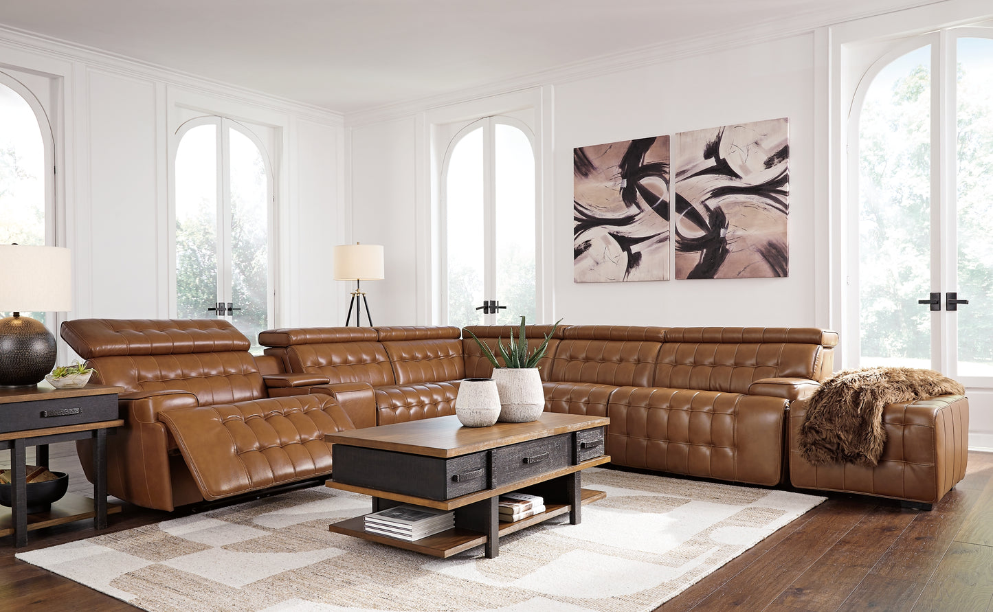 Temmpton 6-Piece Sectional with Ottoman