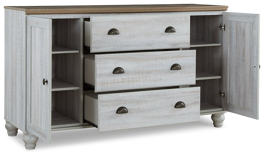 Haven Bay Queen Panel Storage Bed with Dresser