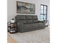 Carter Power Reclining Sofa with Console and Power Headrests and Lumbar