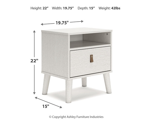 Aprilyn Full Bookcase Bed with Dresser, Chest and Nightstand