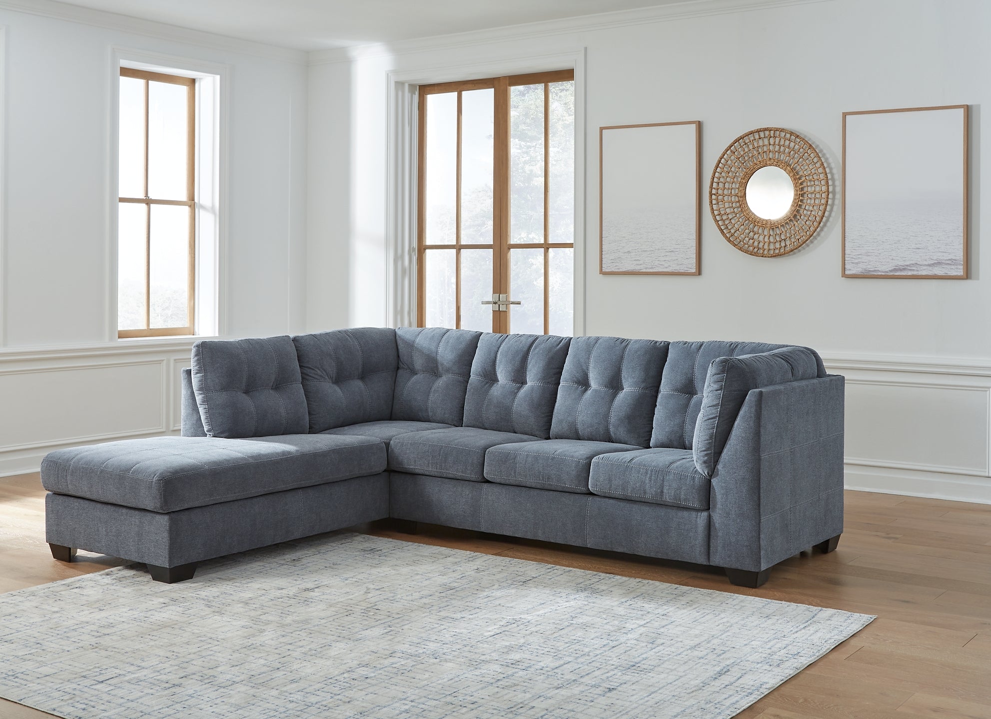 Marleton 2-Piece Sectional with Chaise – Furniture World Superstore